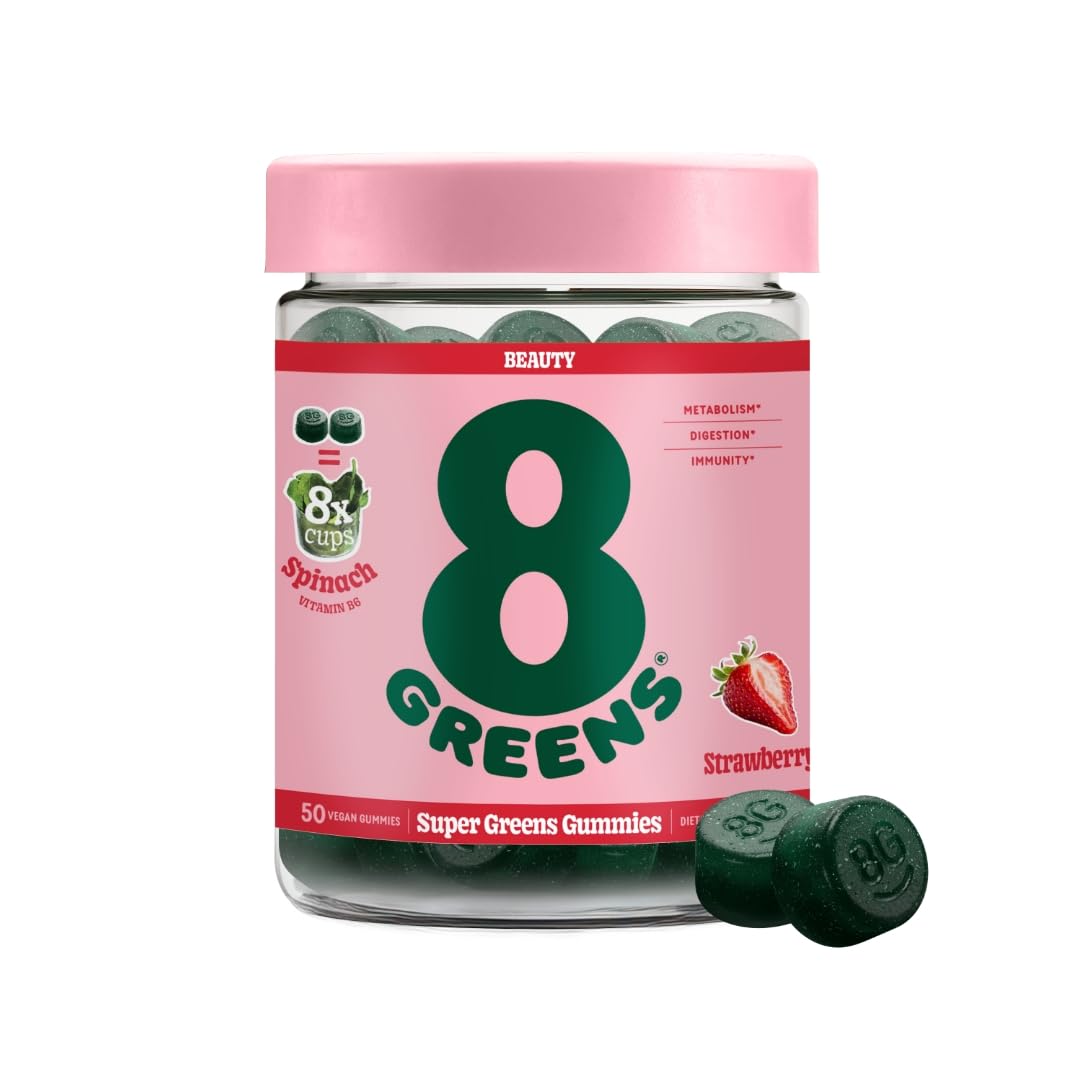 8Greens Skin Gummies with Collagen & Biotin - for Healthy Skin, Hair, and Nails 8GreensUS supplements