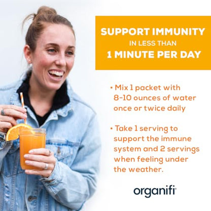 Organifi Immunity - Organic Superfood Immunity Support - 15 Single Serve Packets OrganifiUS supplements