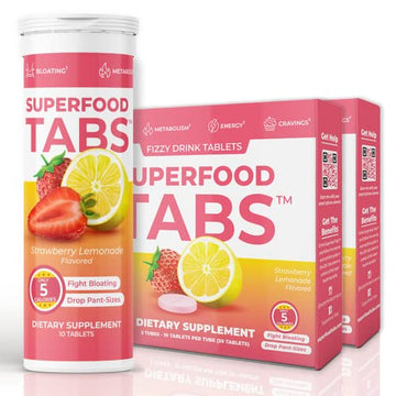 Superfood Tabs Detox Cleanse Drink - Fizzy Nutrition Supplement for Women and Men skinnytabsAu supplements