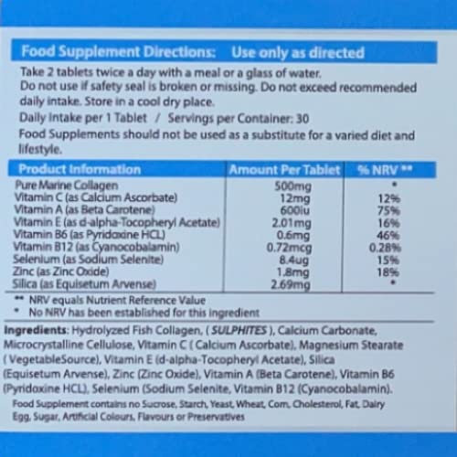 AHS Pure Marine Collagen 120 Tablets AHSAu supplements