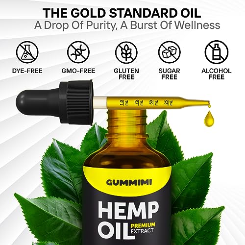 GummiMi Оrganic Hеmp Oil 10 000 000 mg - Natural Drops - Rich in Vitamins B, C, E GummiMiAu supplements