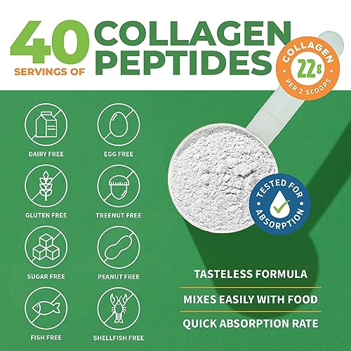 Collagen Peptides Powder Unflavored - Hydrolyzed Collagen Protein ForestLeafAu supplements