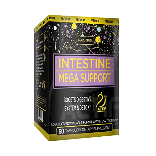 Actif Intestine Mega Support with 30+ Advanced Factors, Deep Cleanse and Repair ACTIFUS supplements