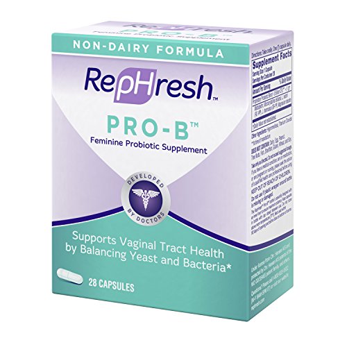NEW RepHresh Pro-B Feminine Probiotic Supplement Non- Dairy Formula/Vegetarian Capsule, 28ct RephreshAu supplements