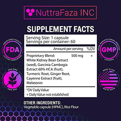 (2 Pack) Night Time Weight Loss Pills for Women Belly Fat Burner for Women NuttraFaza INCUS supplements