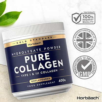 Collagen Powder | Gold Standard Bovine Collagen Peptides | Hydrolyzed Collagen HorbäachUS supplements