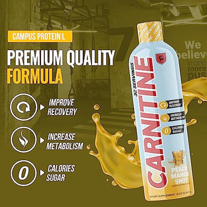 Campus Protein - Carnitine Liquid Supplement, Weight Loss Aid for Natural Energy Campus ProteinUS supplements