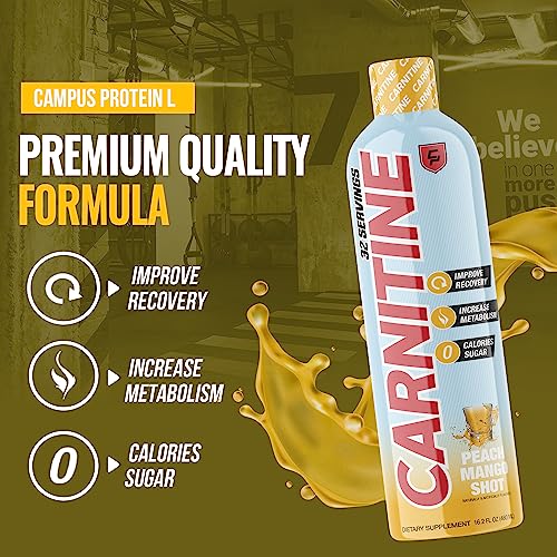 Campus Protein - Carnitine Liquid Supplement, Weight Loss Aid for Natural Energy Campus ProteinAu supplements