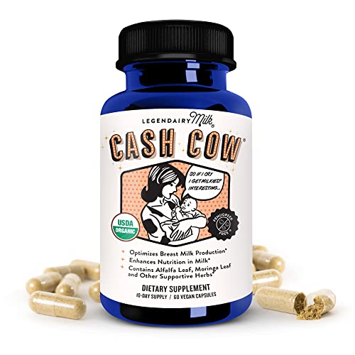Legendairy Milk Cash Cow Lactation Supplement, Moringa, Alfalfa, and Goat's Rue Legendairy MilkAu supplements