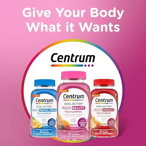 Centrum Multivitamin Gummy, 100 Count (Pack of 1) CentrumAu supplements