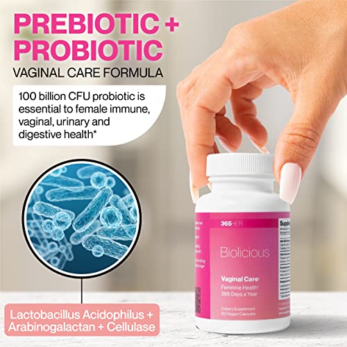 365 HER Biolicious Natural Vaginal Care Supplement (60 Capsules) | Neutralizes Odor and Reduces Discharge 365 HERAu supplements