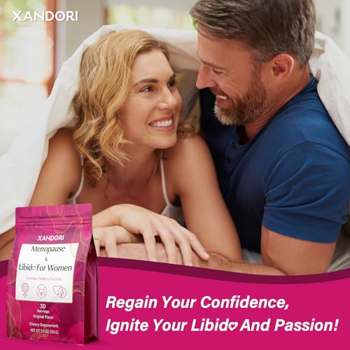 Menopause Supplements for Women, 10-in-1 Hormone Balance for Women, with Red Clover, Korean Ginseng, Shatavari - Menopause & Libisoothe Powder for Desire, Hot Flashes, Night Sweats & Mood - 5.3 Oz XandoriAu supplements