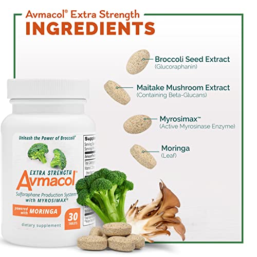 Avmacol Extra Strength #1 Researched Sulforaphane-Producing Brand for Detoxification Nutramax LaboratoriesUS supplements