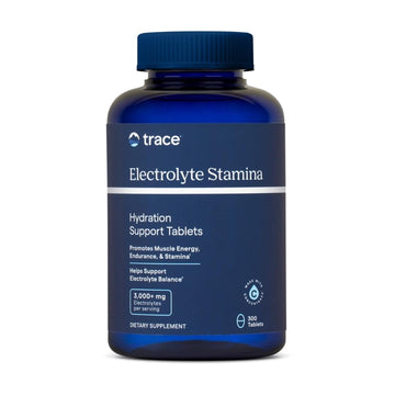 Trace Minerals Electrolyte Stamina - Daily Hydration Supplement for Electrolyte Balance - Energy Support - Full Spectrum of Ionic Minerals - Vegan - Gluten-Free - 300 Count (50 Servings) Trace MineralsAu supplements