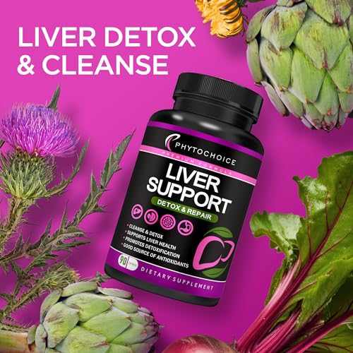 Liver Cleanse Detox & Repair All-in-One Liver Health Support Supplement-Herbal Complex PHYTOCHOICEUS supplements