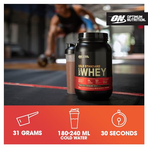 Optimum Nutrition Gold Standard Whey Protein, Muscle Building Powder with Naturally Occurring Optimum NutritionAu supplements
