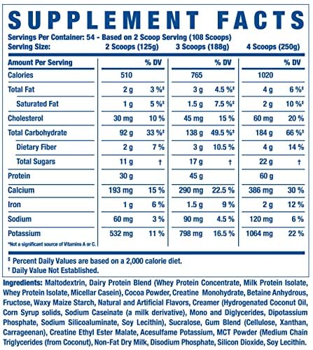 Ronnie Coleman Signature Series King Mass XL Mass Gainer Protein Powder, Muscle Gainer Ronnie Coleman Signature SeriesUS supplements