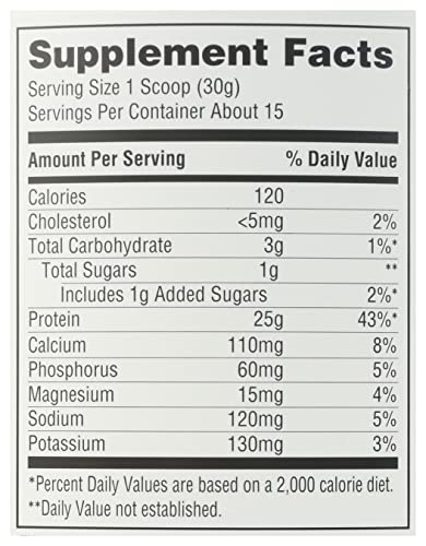 365 by Whole Foods Market, Vanilla Whey Protein Isolate, 15.9 Ounce 365 by Whole Foods MarketUS supplements
