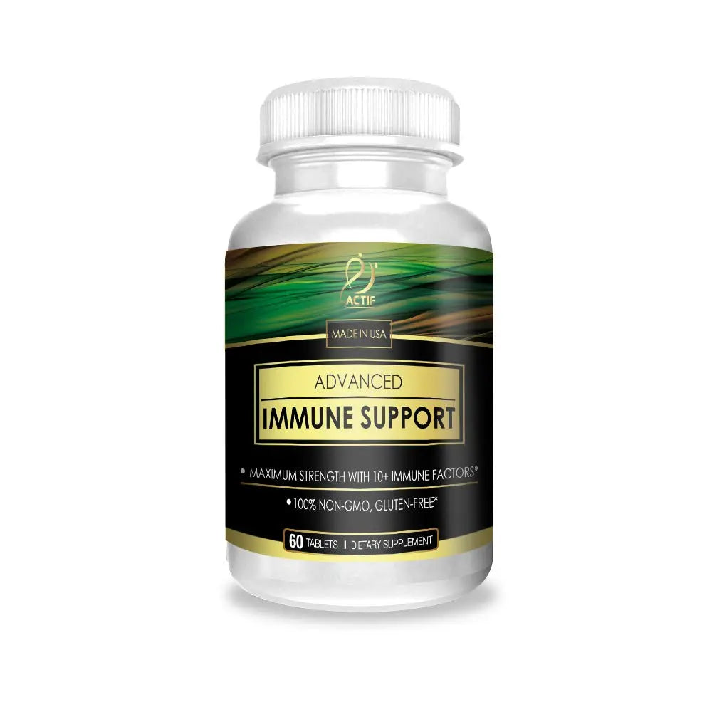 Actif Advanced Immune Support with 10+ Factors for Immunity Booster - 100% Natural, Non-GMO, 60 count ACTIFnz supplements