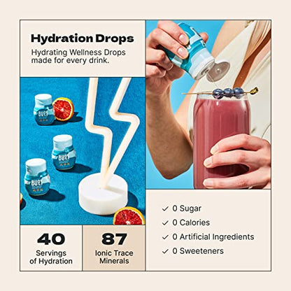 Buoy Electrolyte Drops | 120 Servings | No Sugar, No Sweeteners | Dietitian Recommended BuoyUS supplements