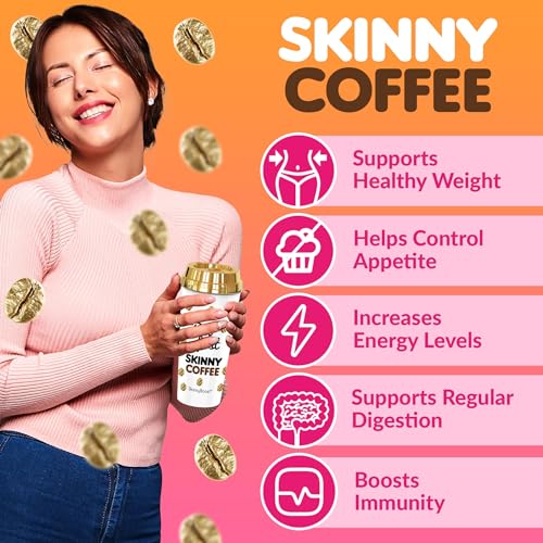 Skinny Boost Skinny Coffee- (Unflavored) Instant Sticks Made with Arabica Coffee, Garcinia SkinnyBoostUS supplements