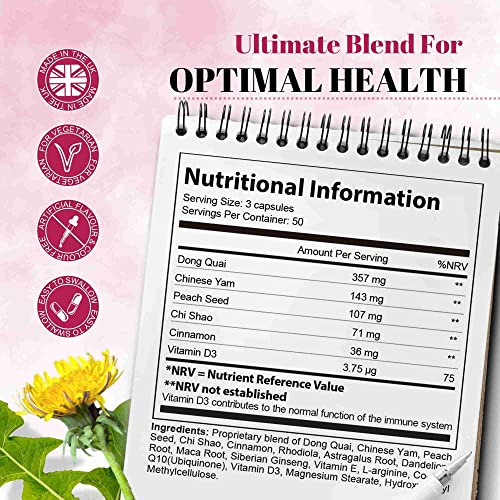 GinSen MyUterus Care for Women’s Warm Uterus, Pregnancy & Menstrual Wellness GinSenUS supplements