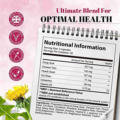 GinSen MyUterus Care for Women’s Warm Uterus, Pregnancy & Menstrual Wellness GinSenUS supplements