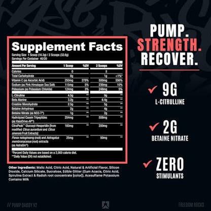 RYSE Up Supplements Signature Series Pump Daddy V2 | Official Noel Deyzel Non Stim RYSE Up SupplementsUS supplements