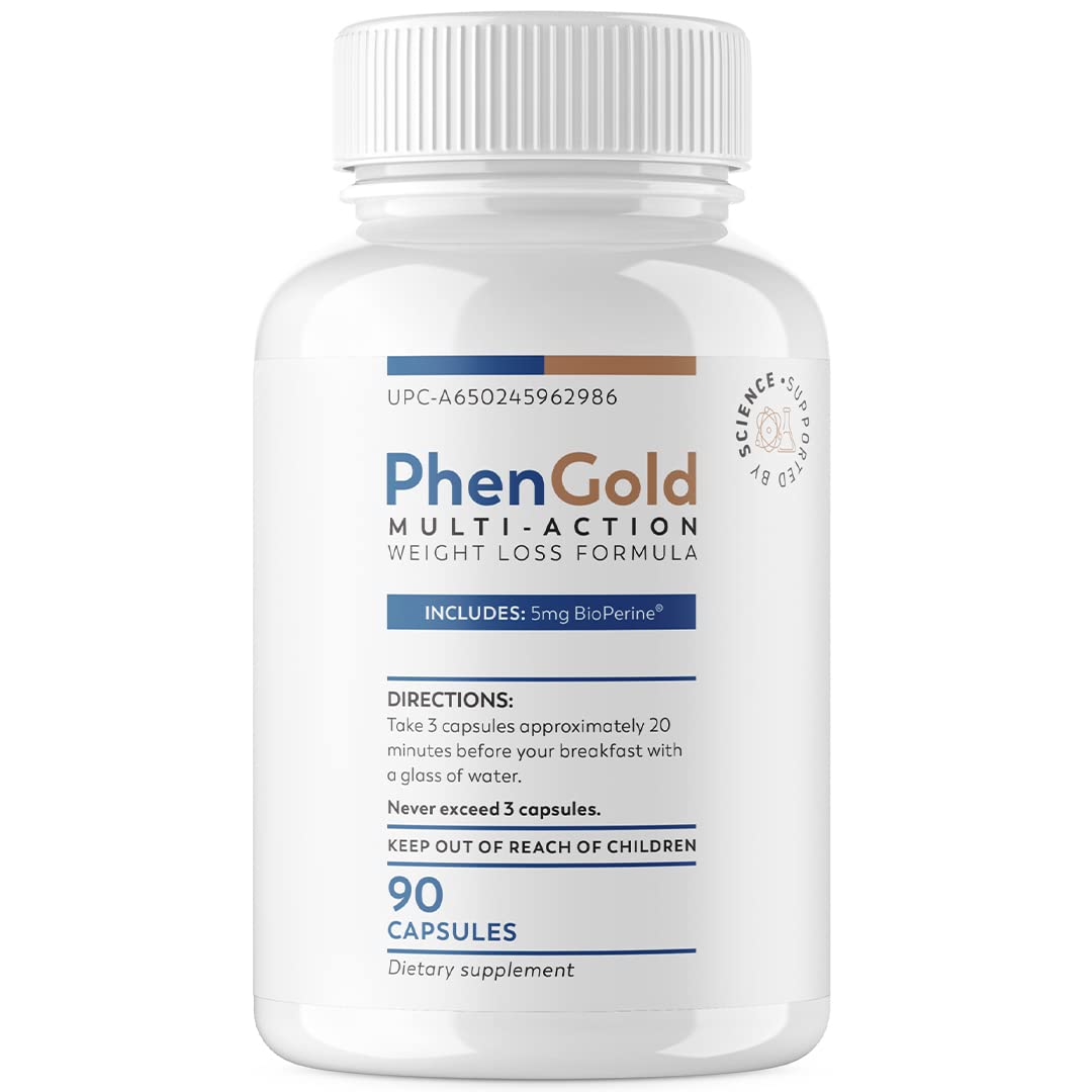 PhenGold Pills, Original Multi-Action Weight Management Formula with Green Tea PhenGoldUS supplements