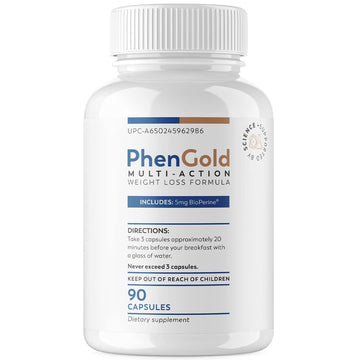 PhenGold Pills, Original Multi-Action Weight Management Formula with Green Tea PhenGoldUS supplements