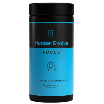 ROAR AMBITION Genuine Hunter Focus Premium Nootropic Brain Supplement for Memory and Focus - US Made with All Natural Ingredients Incl L-Theanine, Bacopa Monnieri & Lion's Mane ROAR AMBITIONAu supplements