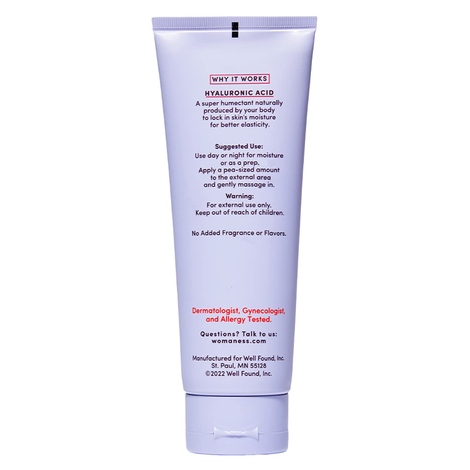 Womaness Daily V Soothe External Gel Moisturizer - Hyaluronic Acid Moisturizer WomanessAu supplements