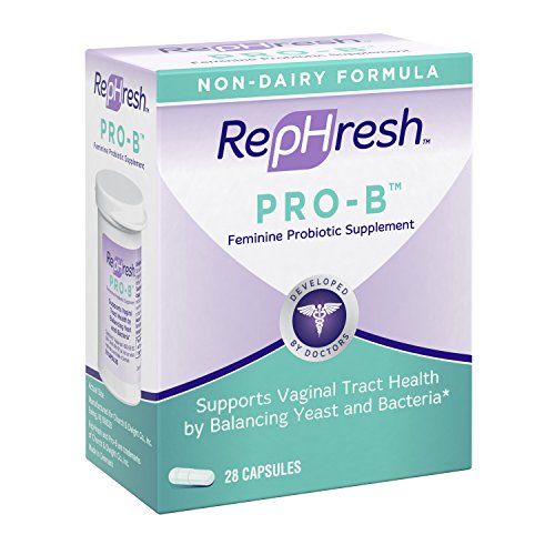 NEW RepHresh Pro-B Feminine Probiotic Supplement Non- Dairy Formula/Vegetarian Capsule, 28ct RephreshAu supplements