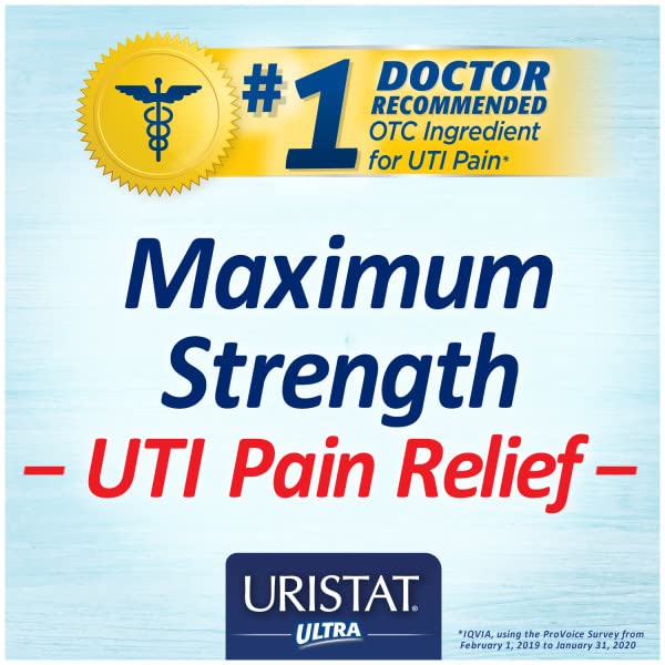 URISTAT Ultra UTI Pain Relief, Cranberry Flavored Coating, 30 Tablets (Pack of 2) URISTATAu supplements