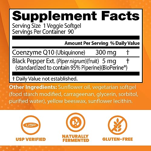 Doctor's Best High Absorption CoQ10 with BioPerine, Heart Health & Energy Production Doctor's BESTUS supplements
