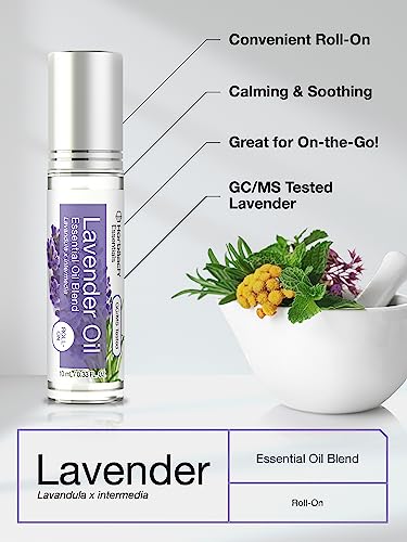 Lavender Essential Oil Roll On Blend | .33 fl oz (Pack of 2) | Roller for Skin | by Horbaach HorbäachAu supplements