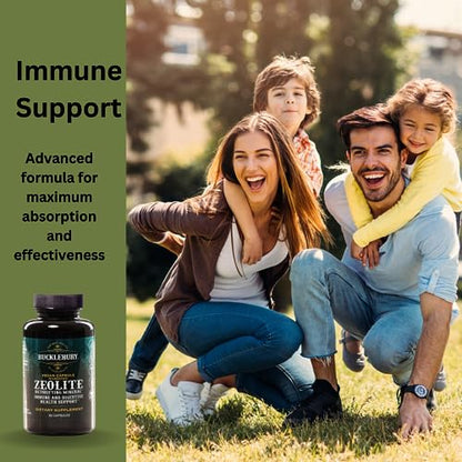 BUCKLEBURY Zeolite Micronized Smart Mineral Capsules - Supports Detox, Immune BUCKLEBURYUS supplements