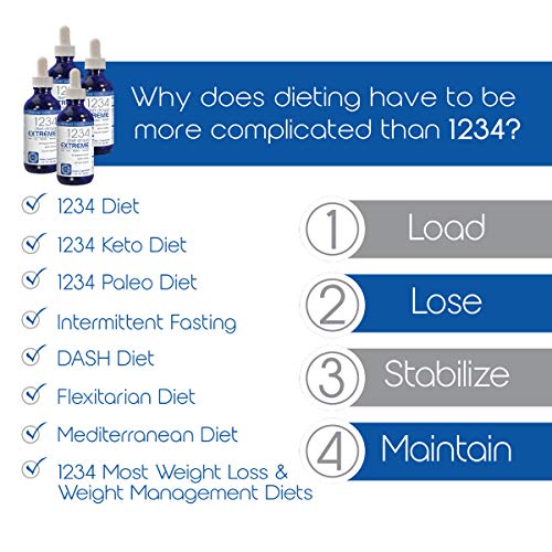 Creative Bioscience 1234 Diet Drops Extreme, 2 Fl Oz (4 Pack) Creative BioscienceUS supplements