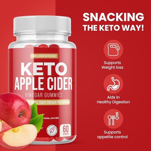 Wellvion Keto ACV Gummies for Weight Loss Support - Advanced Formula (1000mg) Wellvion NutritionUS supplements