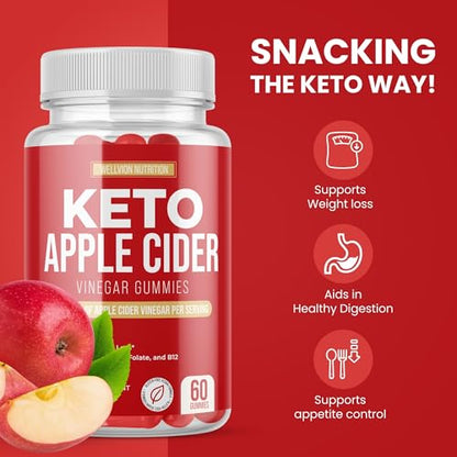 Wellvion Keto ACV Gummies for Weight Loss Support - Advanced Formula (1000mg) Wellvion NutritionUS supplements