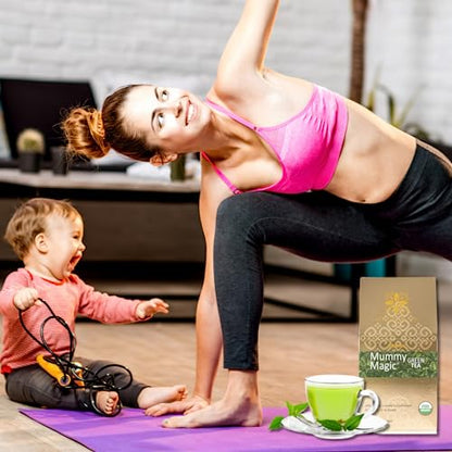Mummy Magic Slim Tea - 100% Organic- Peach Flavor- Up To 40 Servings - 20 Count Mummy MagicUS supplements