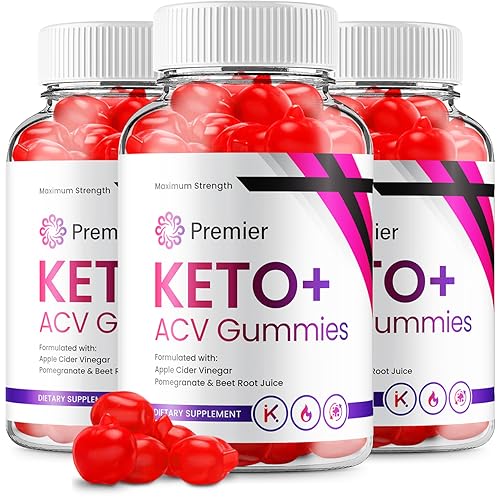 Rillvo (3 Pack) Premier Keto ACV Gummies - Official - Keto Premiere ACV Advanced Formula RillvoAu supplements