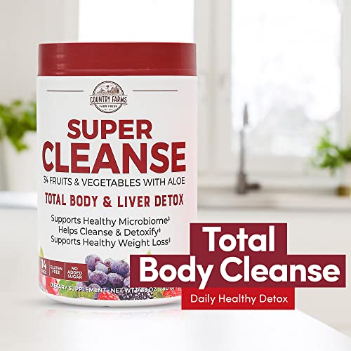 COUNTRY FARMS Super Cleanse, Super Juice Cleanse, Supports Healthy COUNTRY FARMSAu supplements