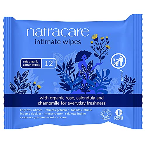 NATRACARE Wipes,Intimate,Cotton, 12 CT (Pack of 6) NATRACAREAu supplements