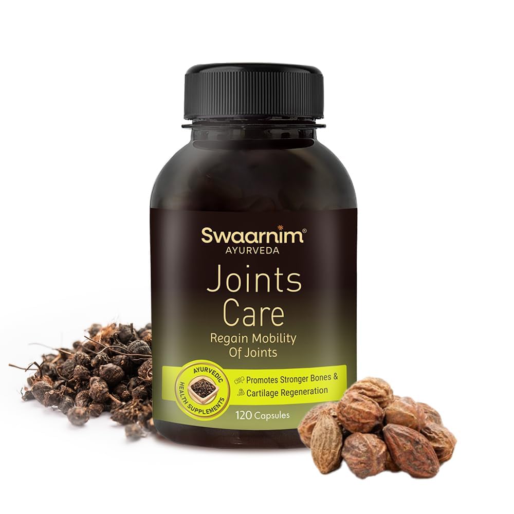 Swaarnim Joints Care - Enriched with Arjuna & Natural Herbs - Joint Health Supplement 100% Natural, No Added Chemicals - 120 Capsules SwaarnimAu supplements