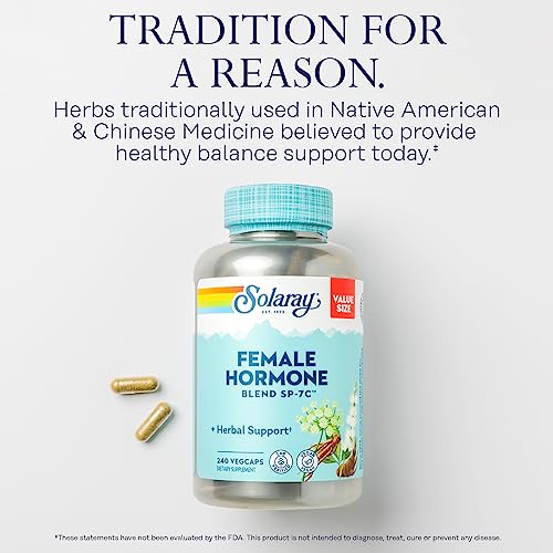 Solaray Female Hormone Blend SP-7C, Herbal Support Hormonal Balance for Women SOLARAYAu supplements