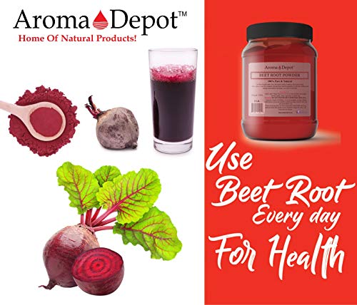 Beet Root Powder 8 oz. by Aroma Depot Raw & Non-GMO I Vegan & Gluten Free I Nitric Aroma DepotUS supplements
