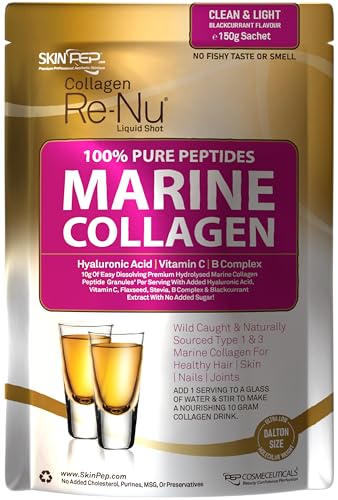 SkinPep® Collagen Re-Nu Liquid Shot Sachet 15-30 Day Supply - The Anti-Ageing Daily Collagen Drink Mix SkinPepAu supplements