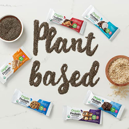 Orgain Organic Vegan Protein Bars, Peanut Butter - 10g Plant Based Protein OrgainUS supplements